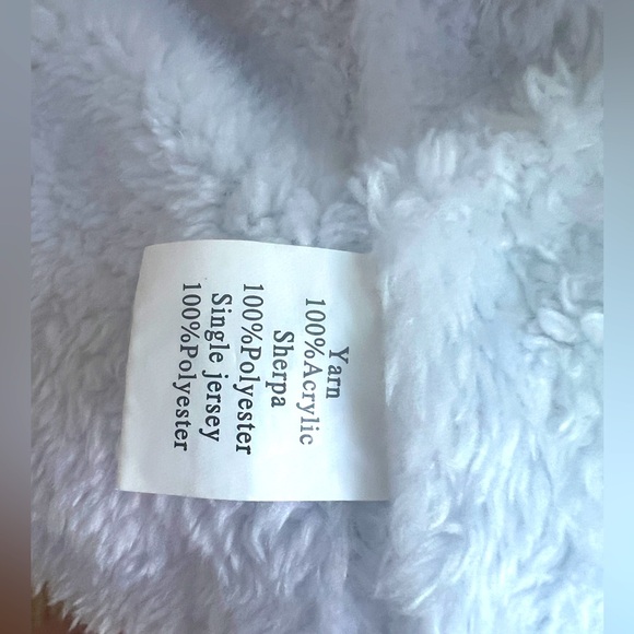 Hooded leopard pattern sherpa jacket - Picture 5 of 7